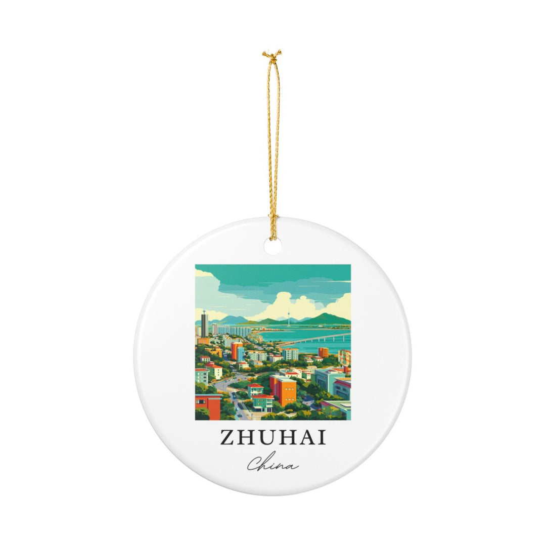 Zhuhai China Ornament: Unique Zhuhai Souvenir, Zhuhai China Xmas Decor, and Authentic Zhuhai Gift
