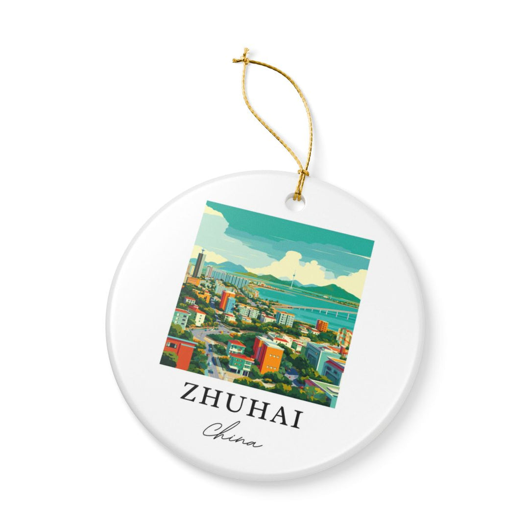 Zhuhai China Ornament: Unique Zhuhai Souvenir, Zhuhai China Xmas Decor, and Authentic Zhuhai Gift