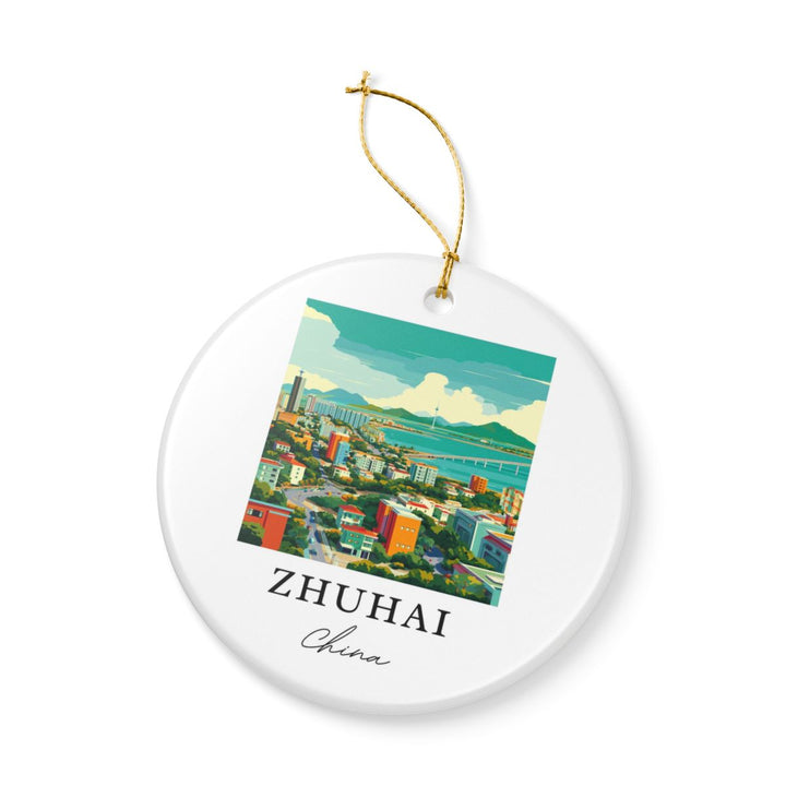 Zhuhai China Ornament: Unique Zhuhai Souvenir, Zhuhai China Xmas Decor, and Authentic Zhuhai Gift