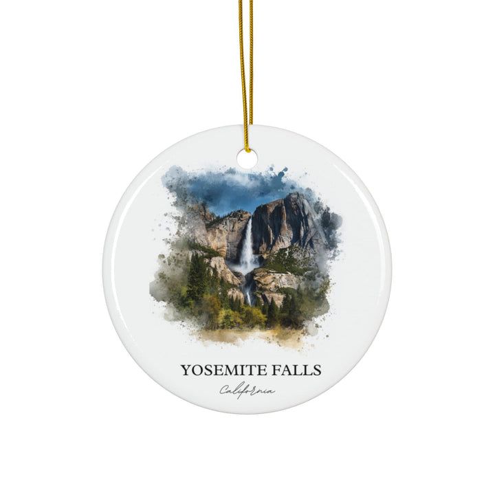Yosemite Falls Ornament: Unique Yosemite Souvenir, Yosemite Xmas Decor, and Authentic Yosemite National Park Gift