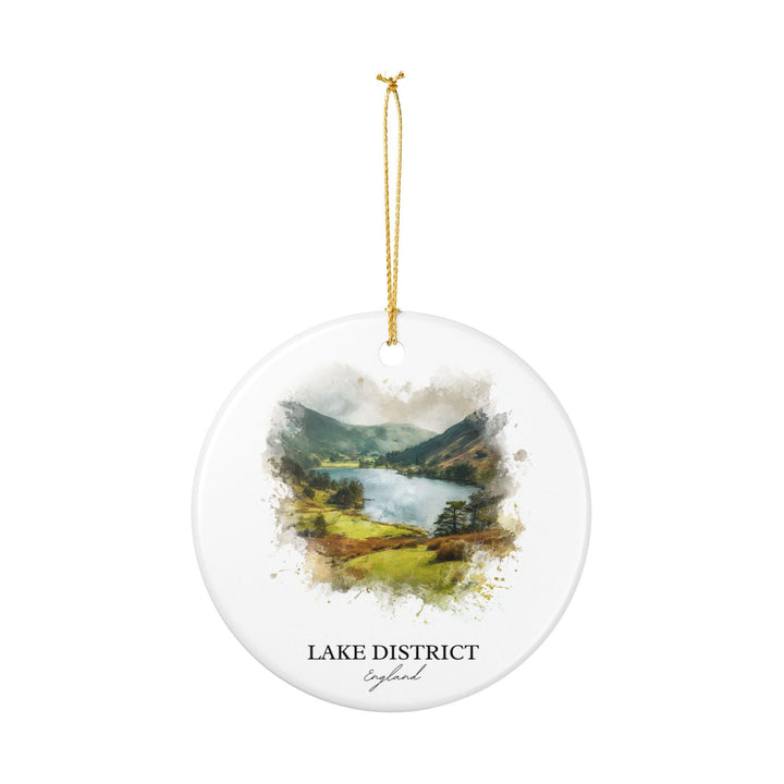 Lake District Ornament: Unique Lake District England Souvenir, Loch Lomond Xmas Decor, and Authentic Lake District UK Gift