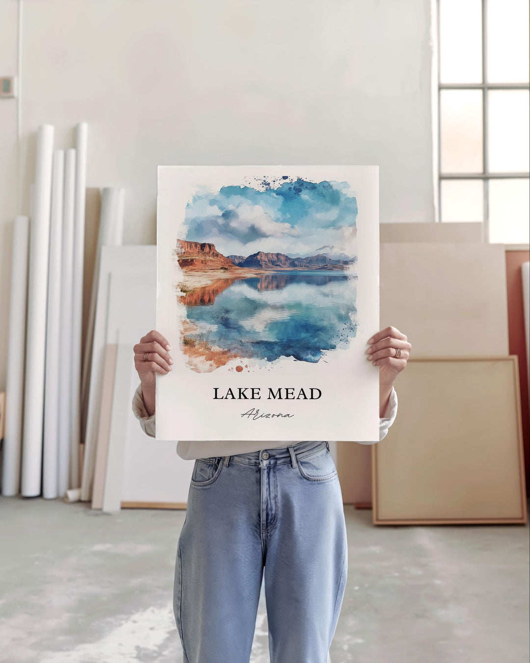 Lake Mead Wall Art - Nevada Print