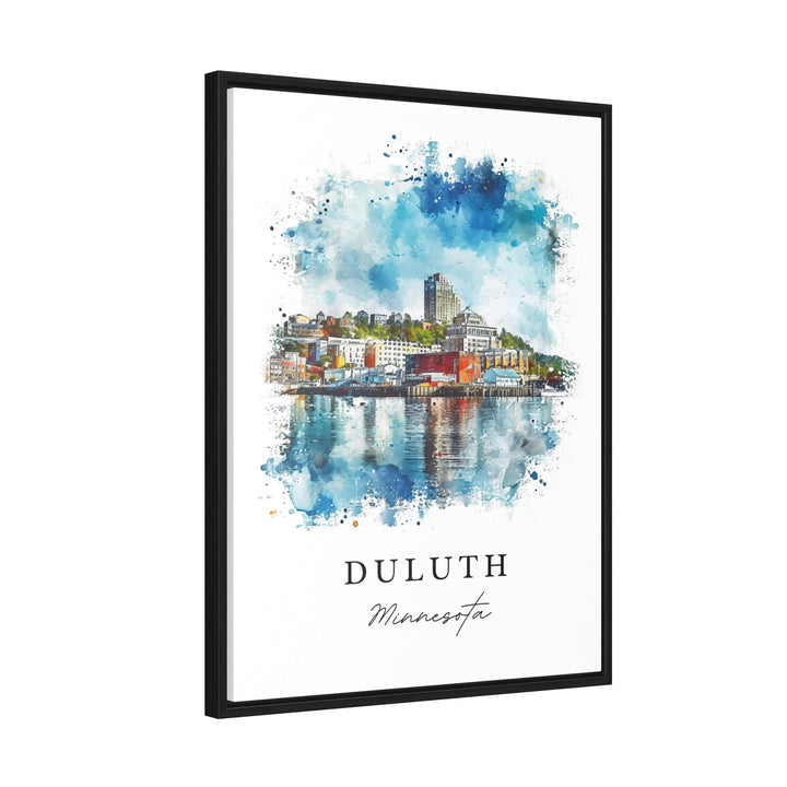 Duluth MN wall art - Minnesota, Duluth print, Duluth Wedding gift, Duluth Birthday present, Custom Text, Perfect Gift