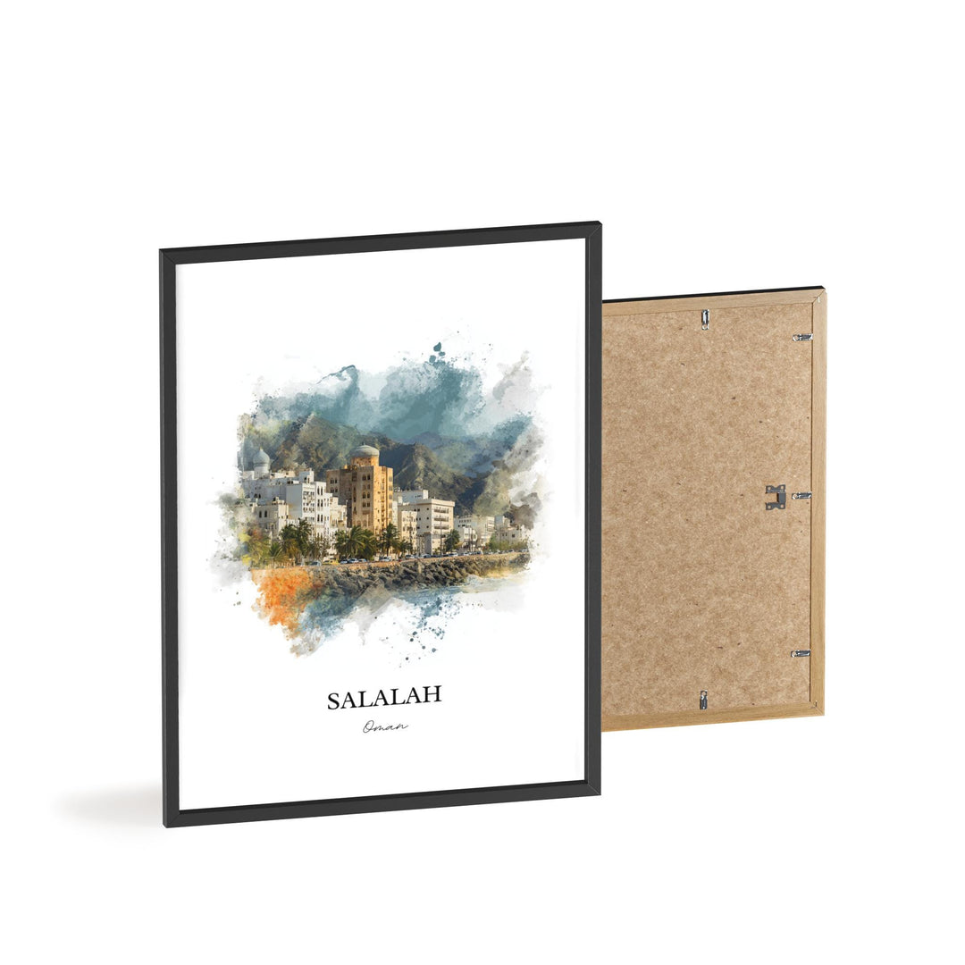 Salalah, Oman – Watercolor Art Print