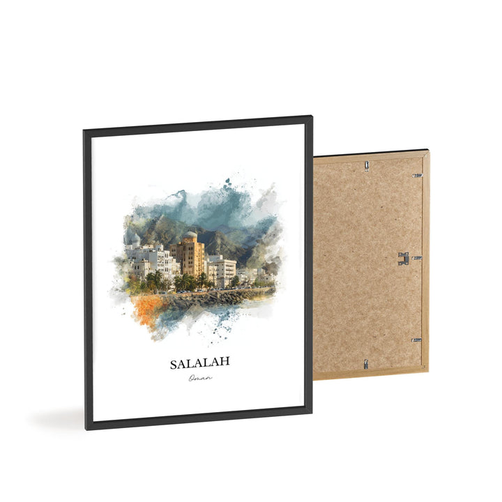 Salalah, Oman – Watercolor Art Print