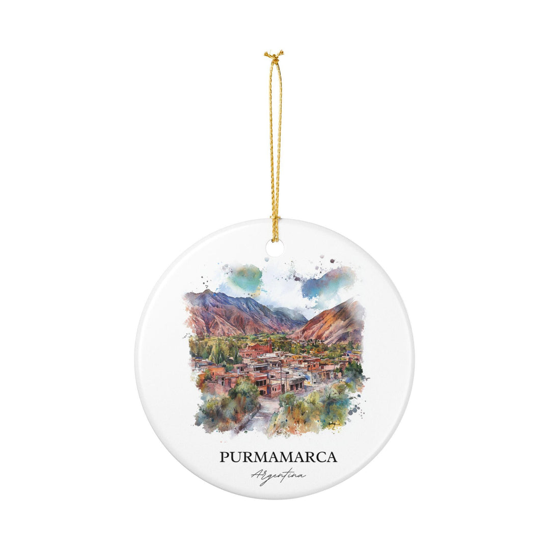 Purmamarca, Argentina Ornament: Unique Purmamarca Souvenir, Purmamarca Xmas Decor, and Authentic Argentina Gift