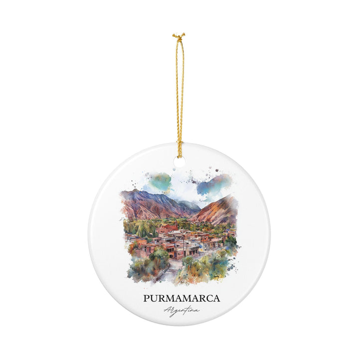 Purmamarca, Argentina Ornament: Unique Purmamarca Souvenir, Purmamarca Xmas Decor, and Authentic Argentina Gift