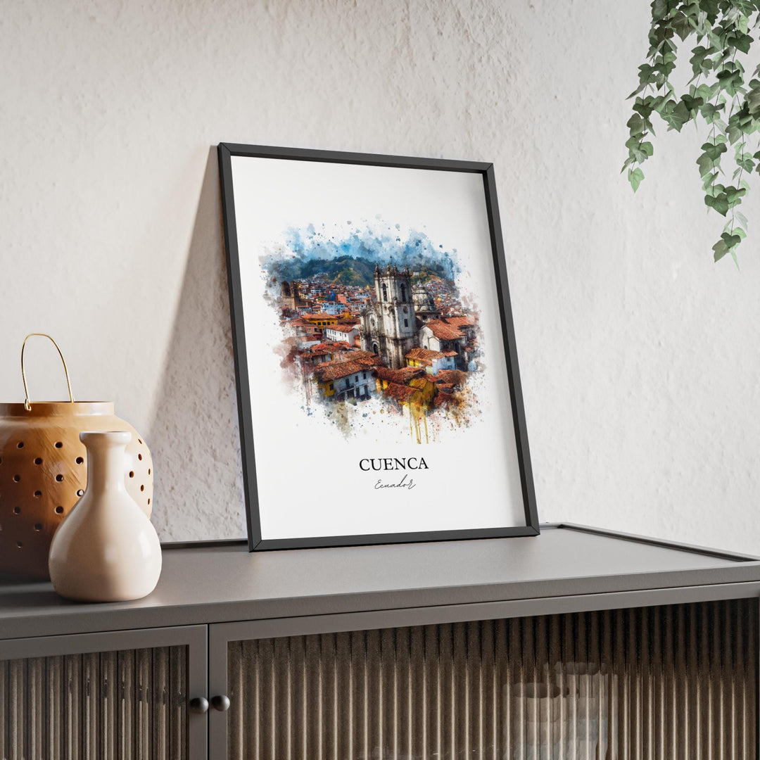 Cuenca, Ecuador – Watercolor Art Print