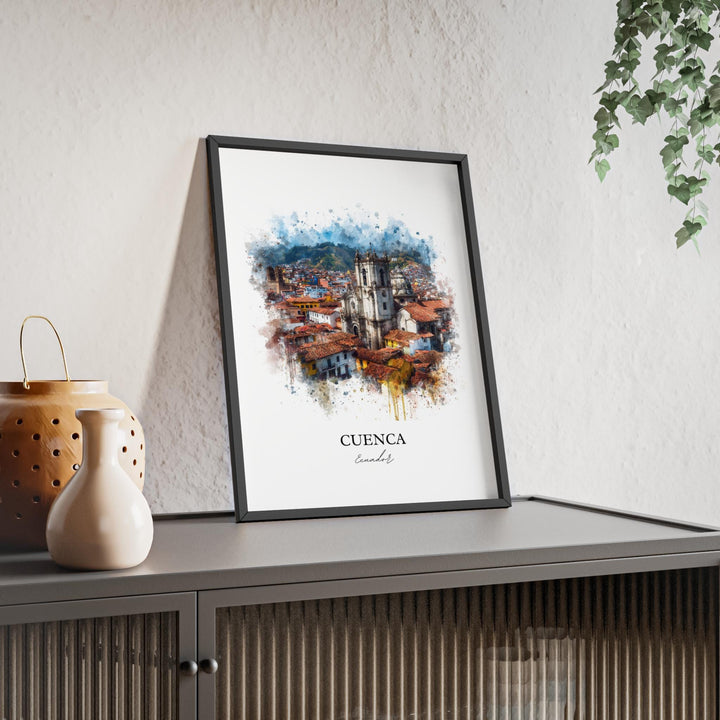 Cuenca, Ecuador – Watercolor Art Print
