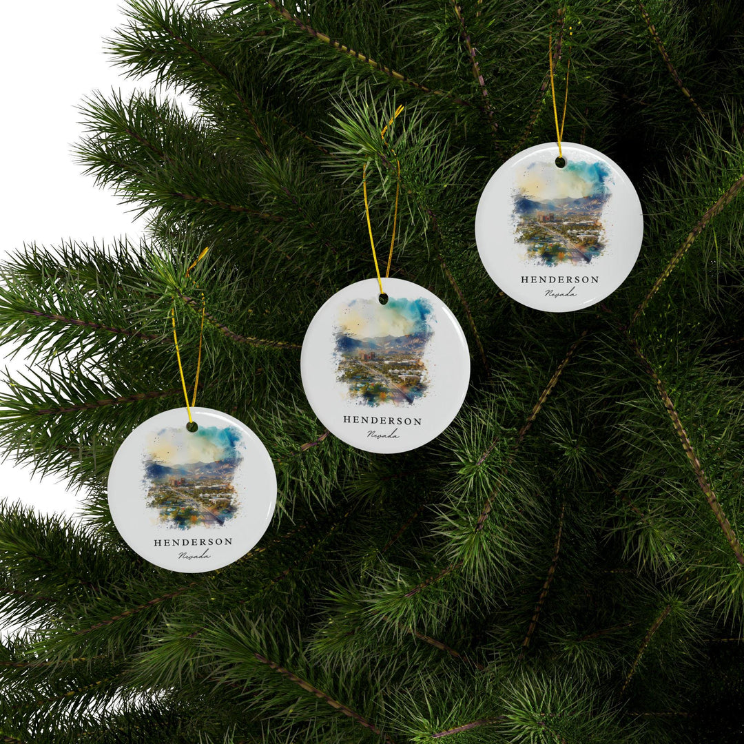 Henderson NV Ornament: Unique Henderson Souvenir, Henderson Decor, and Henderson Nevada Christmas Gift