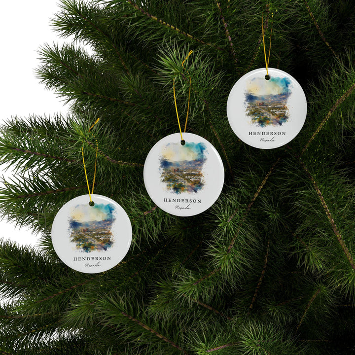 Henderson NV Ornament: Unique Henderson Souvenir, Henderson Decor, and Henderson Nevada Christmas Gift