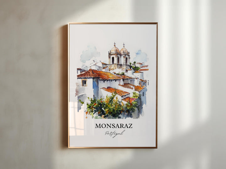 Monsaraz, Portugal – Watercolor Art Print
