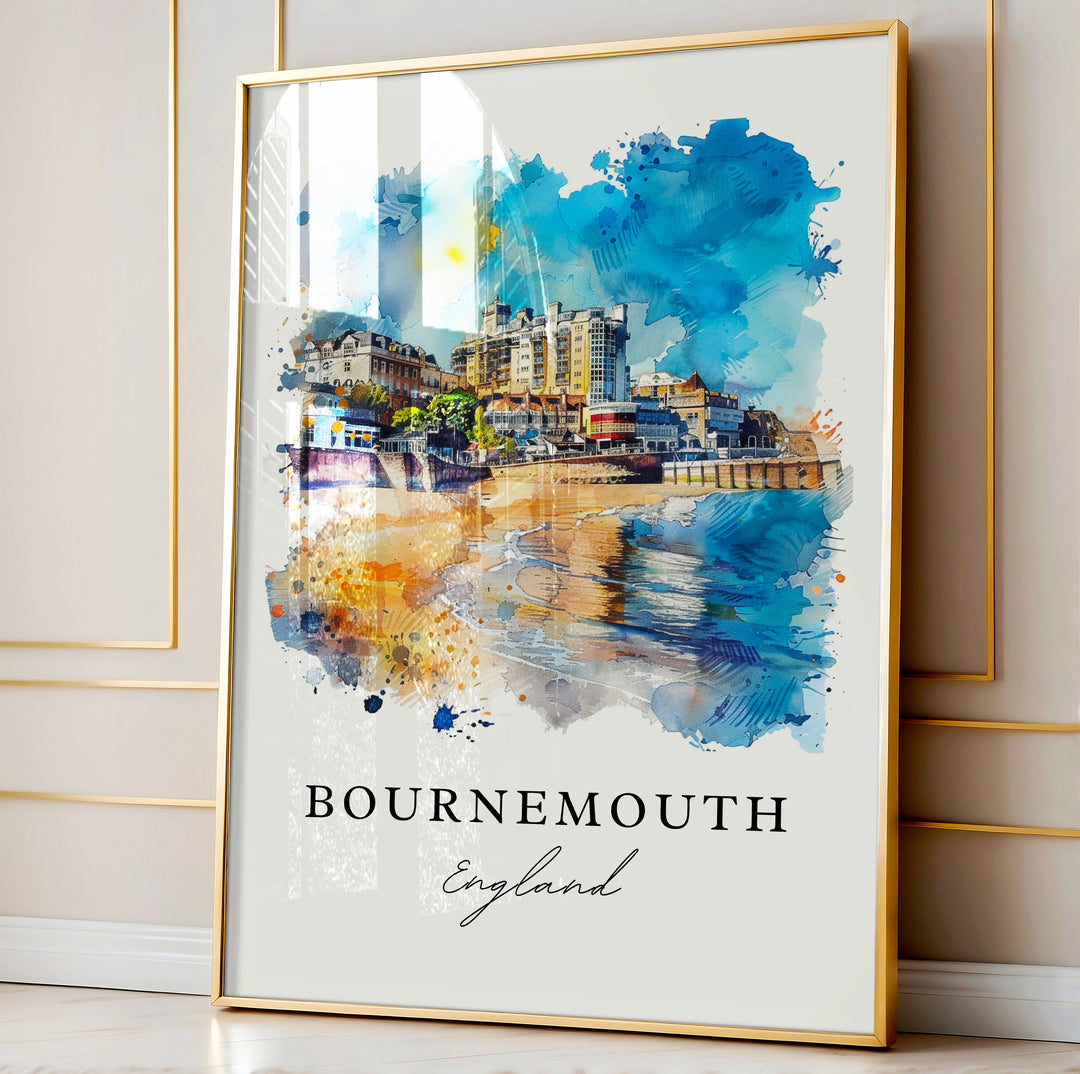 Bournemouth Wall Art - Dorset England UK Print