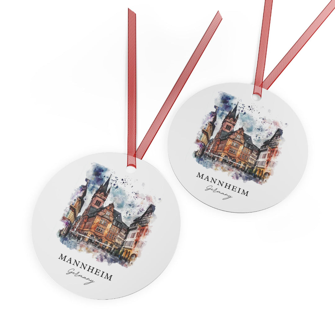 Mannheim Germany Ornament: Unique Mannheim Souvenir, Mannheim Xmas Decor, and Authentic Mannheim Gift