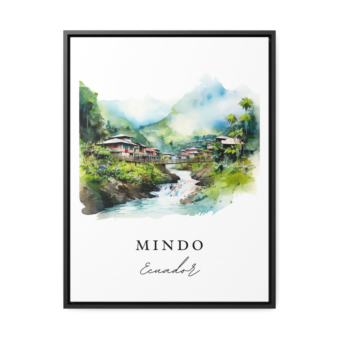 Mindo Ecuador wall art - Ecuador, Mindo poster print, Mindo Wedding gift, Mindo Ecuador Birthday present, Custom Text, Perfect Gift