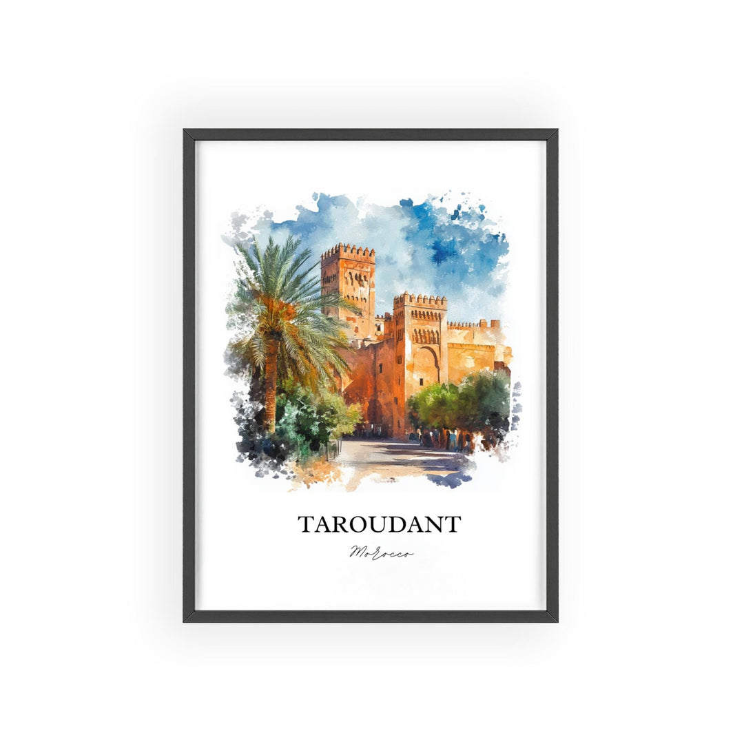 Taroudant, Morocco – Watercolor Art Print