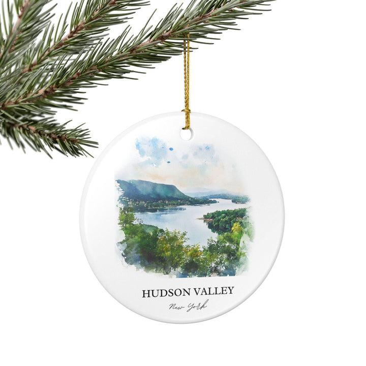 Hudson Valley Ornament: Unique Hudson Valley Souvenir, Hudson Valley NY Xmas Decor, and Authentic Upstate NY Gift