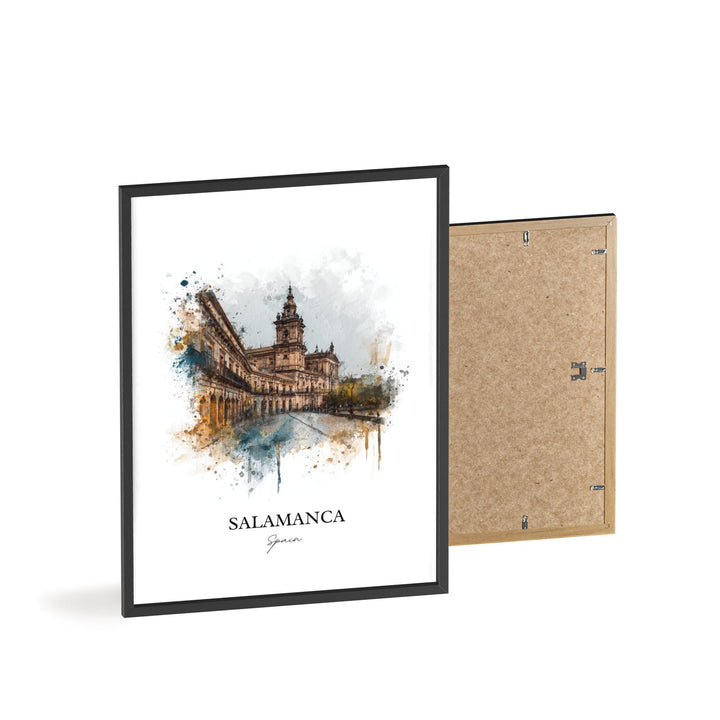 Salamanca, Spain – Watercolor Art Print