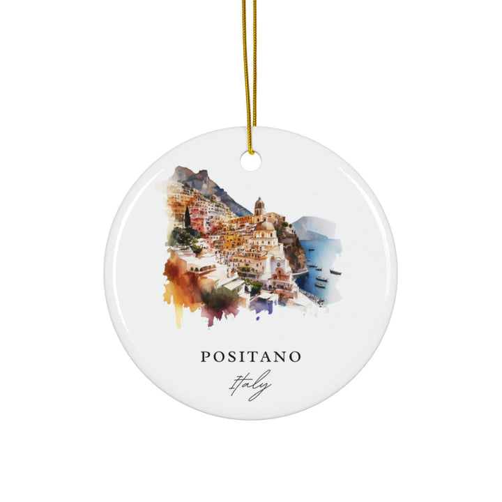 Positano Italy Ornament: Unique Positano Souvenir, Positano Decor, and Authentic Positano IT Gift