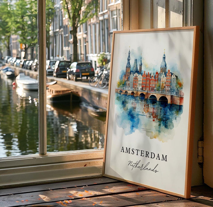 Amsterdam Wall Art - Netherlands Print