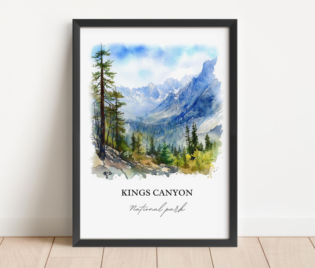 Kings Canyon Wall Art - California Print