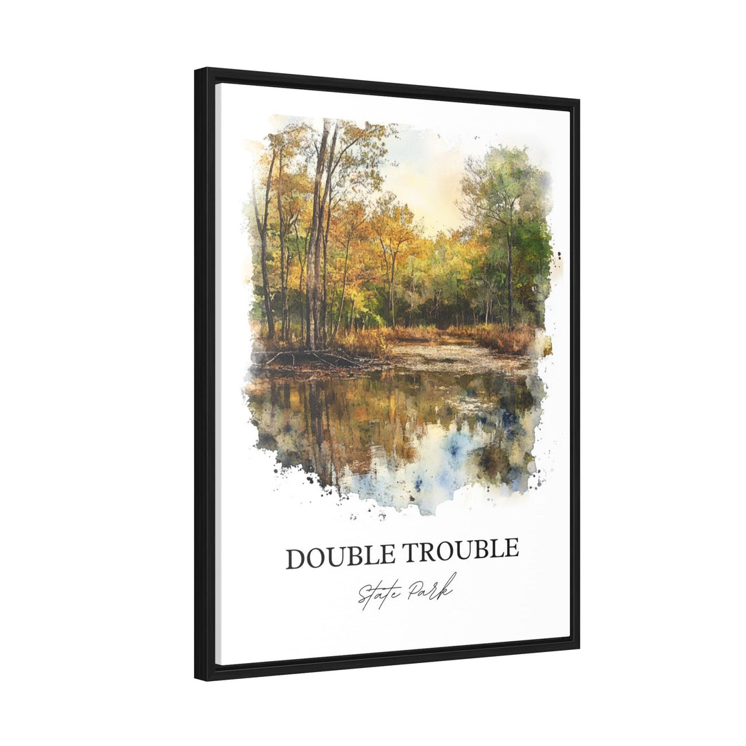Double Trouble State Park Art, Ocean County Print, NJ Watercolor Art, Double Trouble Park, Travel Print, Travel Poster, Housewarming Gift