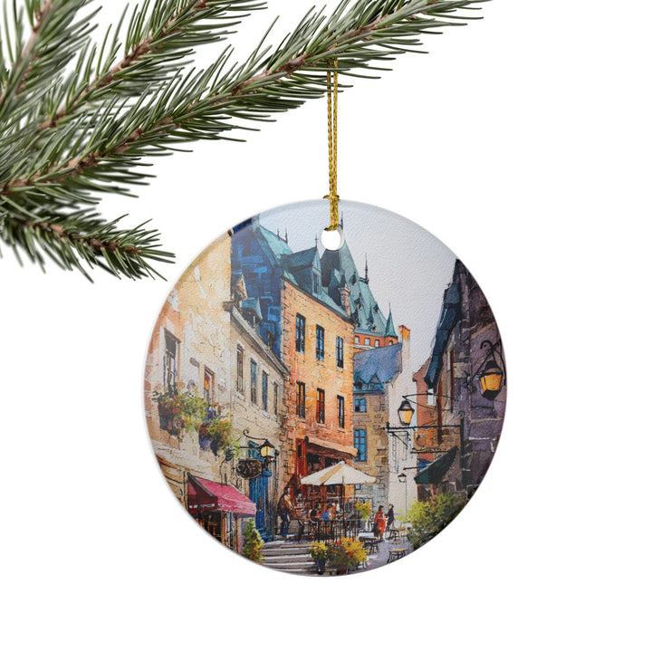 Quebec City Ornament: Unique Quebec Souvenir, Quebec City Xmas Decor, and Authentic Quebec Gift