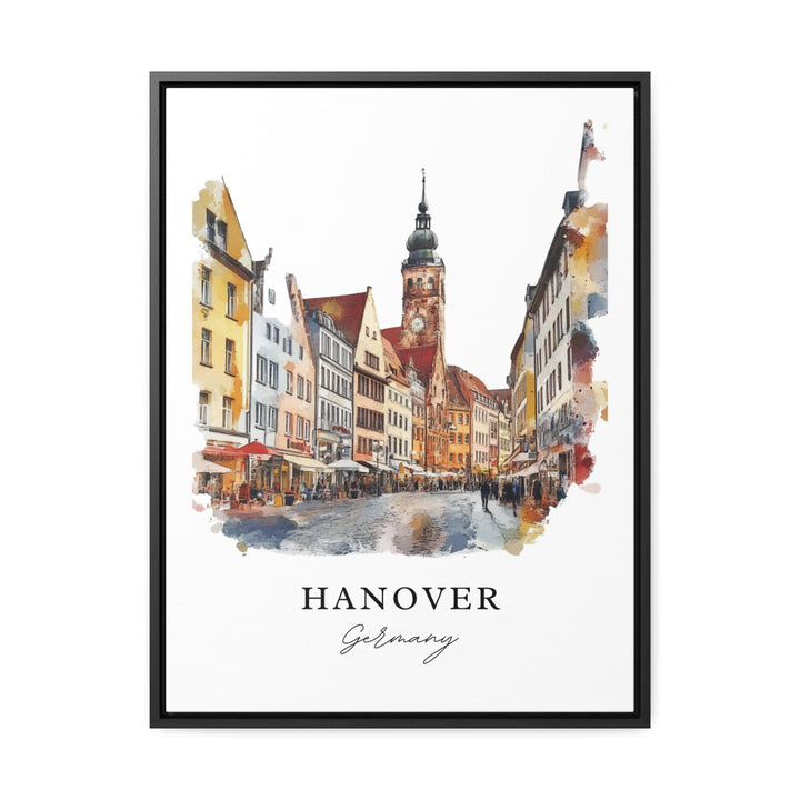 Hanover Germany Wall Art, Hanover Print, Hanover Watercolor Art, Hanover Germany Gift,