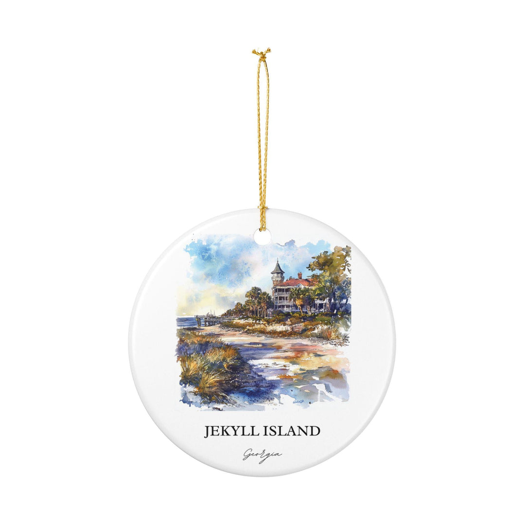 Jekyll Island Ornament: Unique Jekyll Island Georgia Souvenir, Georgia Xmas Decor, and Authentic Jekyll Island GA Gift