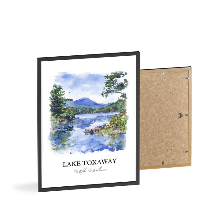Lake Toxaway Wall Art, Cashiers NC Print, North Carolina Artwork, Lake Toxaway Gift, Travel Print, Travel Poster, Housewarming Gift