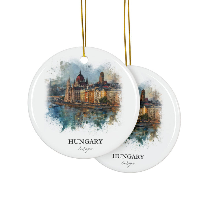 Hungary Ornament: Unique Hungary Souvenir, Hungary Xmas Decor, and Authentic Hungary Country Gift