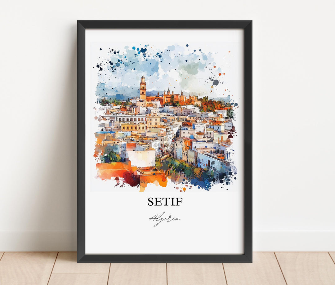 Setif Wall Art - Algeria Print