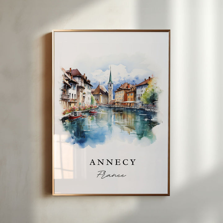 Annecy Wall Art - France Print