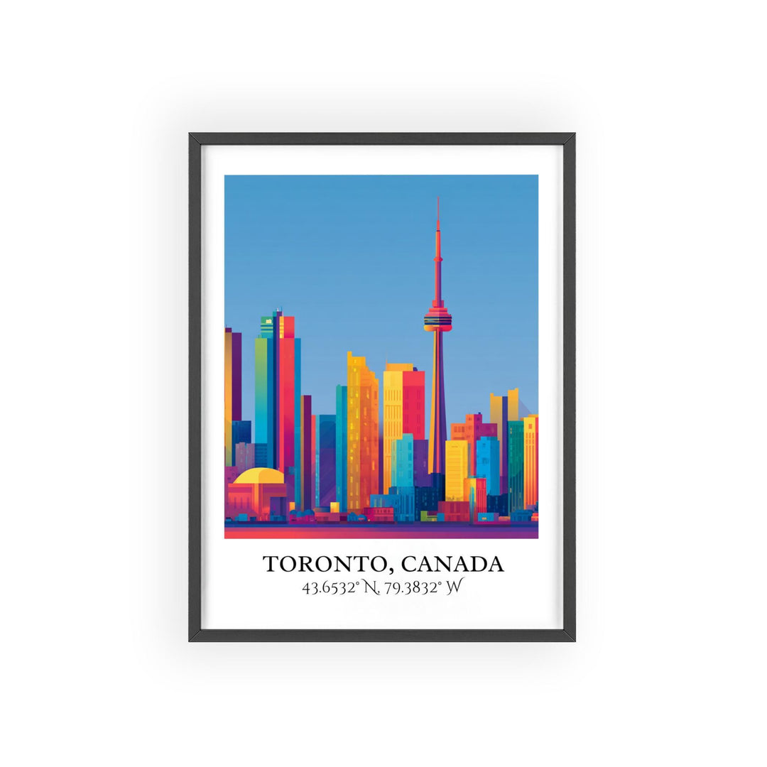 Toronto, Canada – Watercolor Art Print