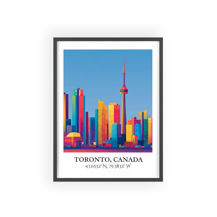 Toronto, Canada – Watercolor Art Print