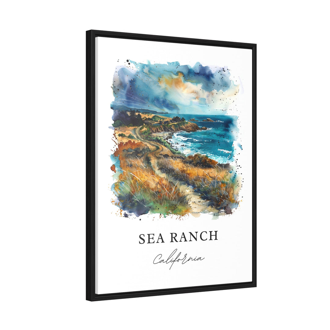 Sea Ranch CA Art, Sea Ranch Print, Sea Ranch Watercolor Art, Sonoma County Gift,