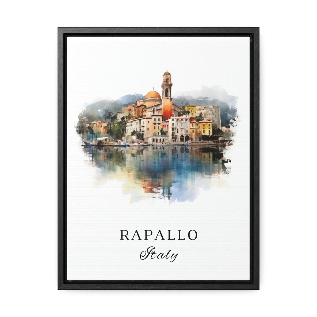 Rapello Italy wall art - Italy, Rapello poster, Rapello Wedding gift, Rapello IT Birthday present, Custom Text, Personalised Gift