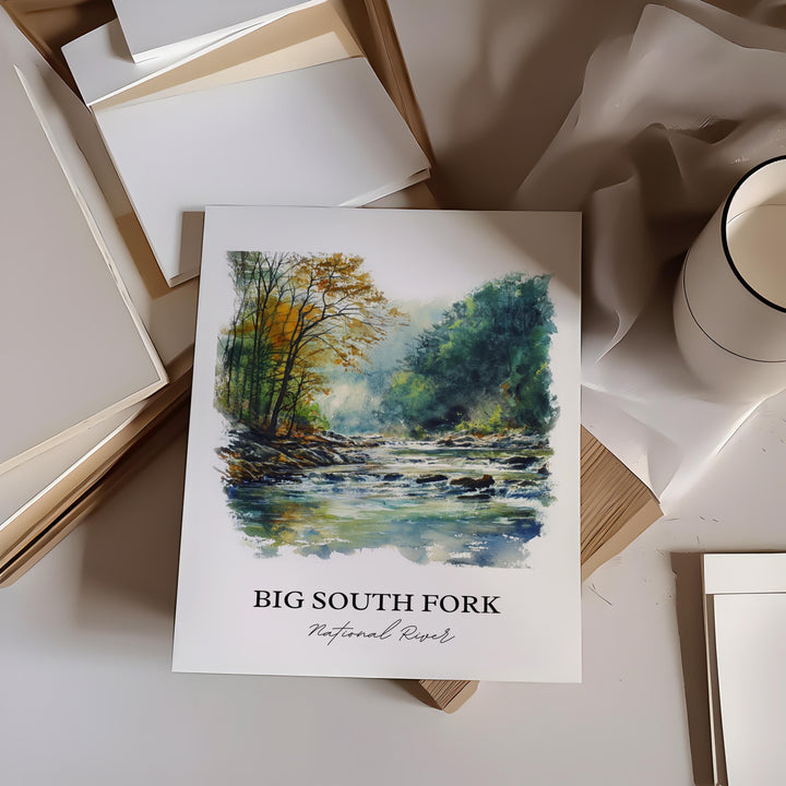 Big South Fork, USA – Watercolor Art Print
