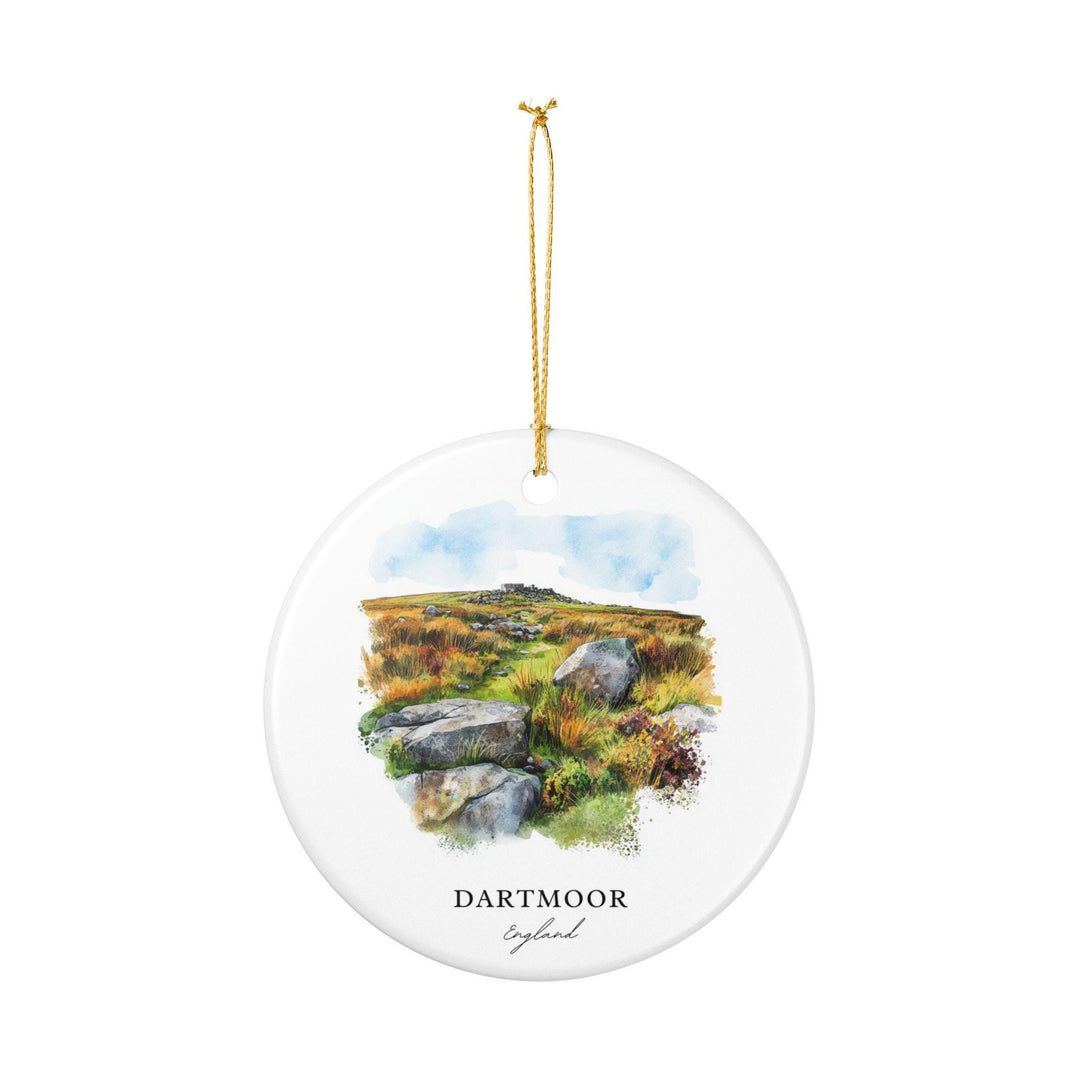 Dartmoor, England Ornament: Unique Dartmoor Souvenir, Dartmoor Xmas Decor, and Authentic Dartmoor England Gift