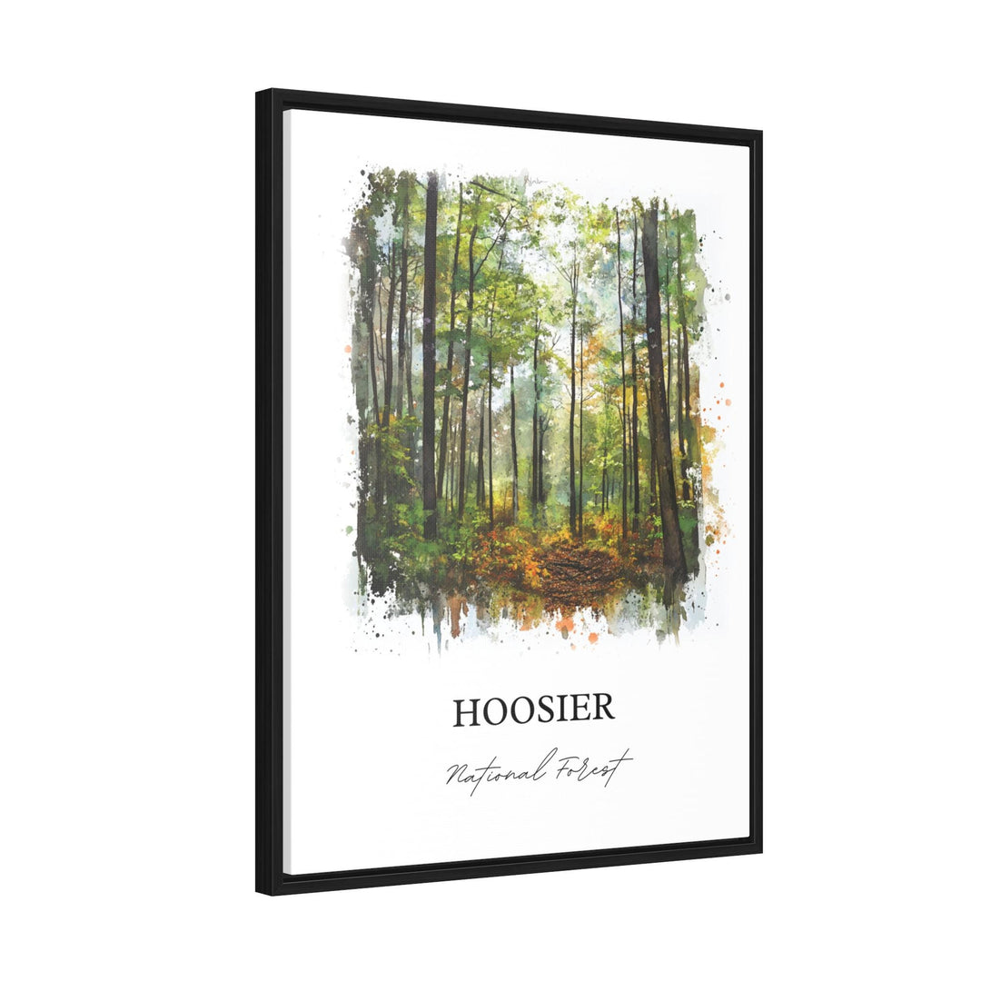Hoosier National Forest, Indiana – Watercolor Art Print