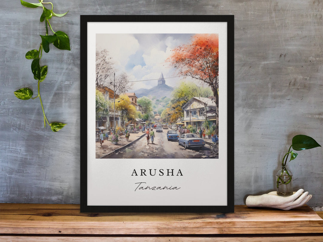 Arusha Wall Art - Tanzania Print