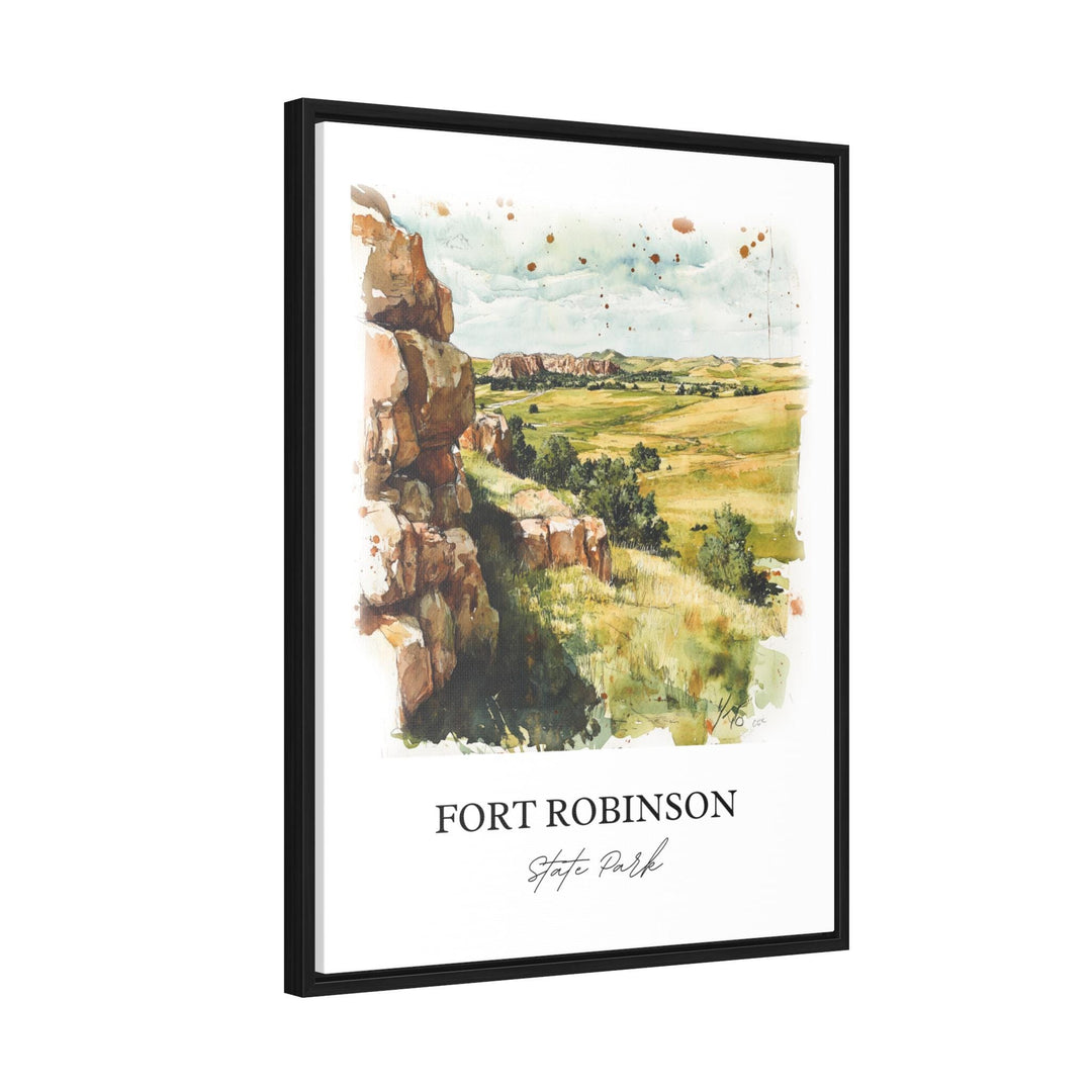 Fort Robinson State Park, Nebraska, USA – Watercolor Art Print