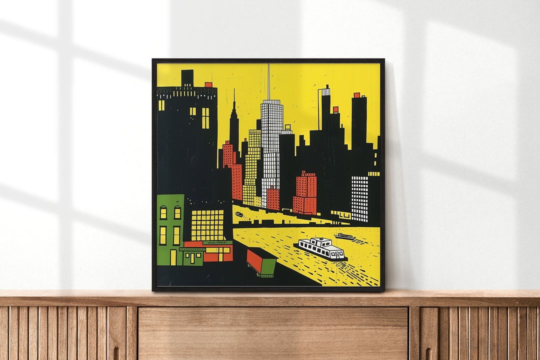 New York City Wall Art, NYC Print, NYC Watercolor, Unique NYC Art Gift, Travel Poster, Housewarming Gift