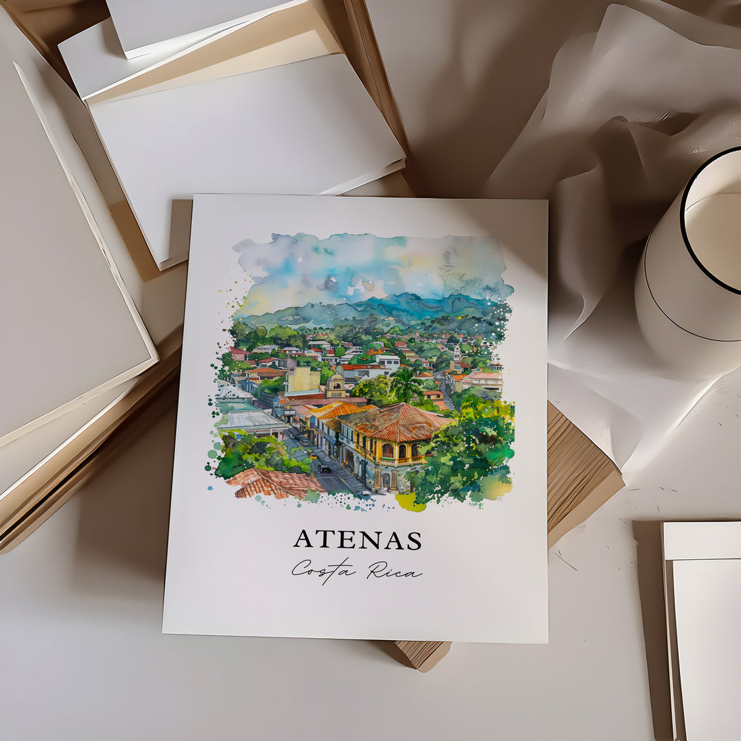 Atenas Wall Art - Costa Rica Print