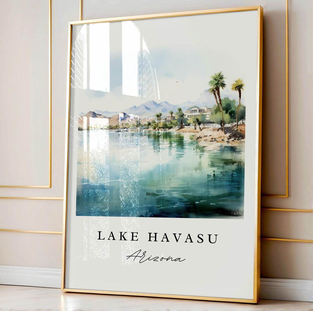 Lake Havasu AZ wall art - Arizona, Lake Havasu poster, Lake Havasu Wedding gift, Birthday present, Custom Text, Personalized Gift