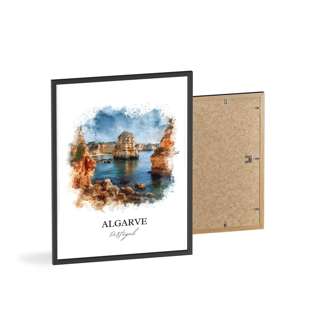 Algarve, Portugal – Watercolor Art Print