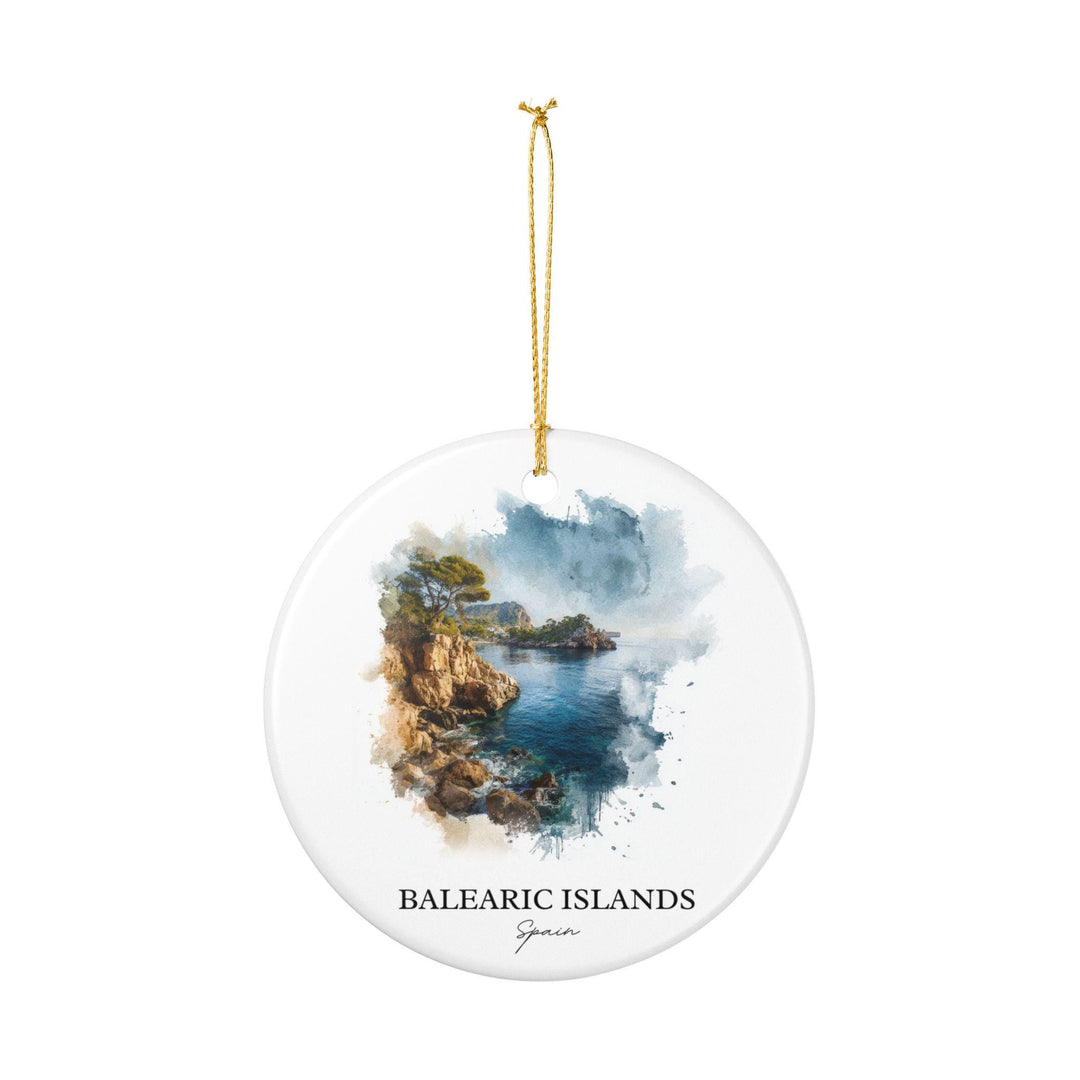 Balearic Islands Ornament: Unique Balearic Spain Souvenir, Balearic Islands Xmas Decor, and Authentic Balearic Gift