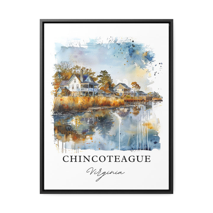 Chincoteague Virginia Art, Chincoteague Print, Assateague Watercolor, Chincoteague Island Gift, Travel Print, Travel Poster, Gift