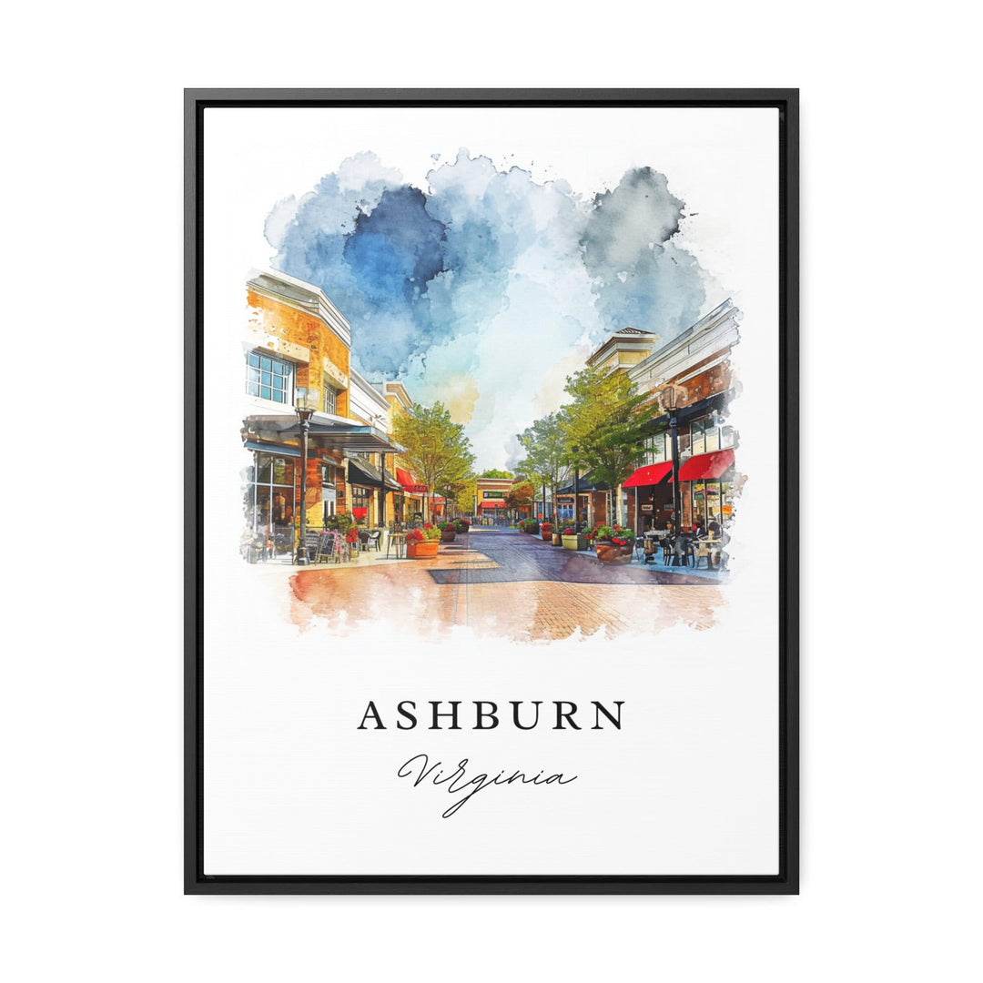 Ashburn VA wall art - Virginia, Ashburn print, Ashburn Virginia Wedding gift, Birthday present, Custom Text, Perfect Gift