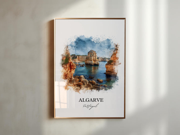 Algarve, Portugal – Watercolor Art Print